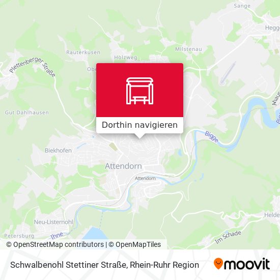 Schwalbenohl Stettiner Straße Karte