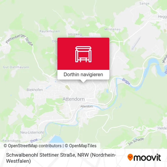 Schwalbenohl Stettiner Straße Karte