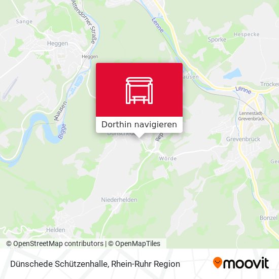 Dünschede Schützenhalle Karte