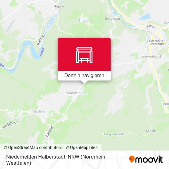 Niederhelden Halberstadt Karte