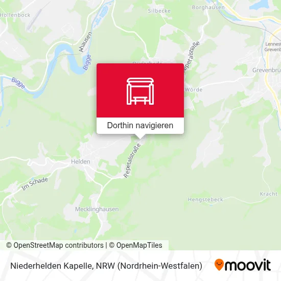 Niederhelden Kapelle Karte