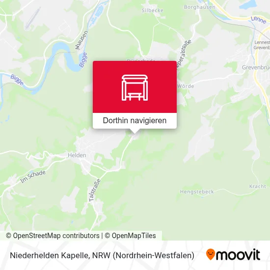 Niederhelden Kapelle Karte