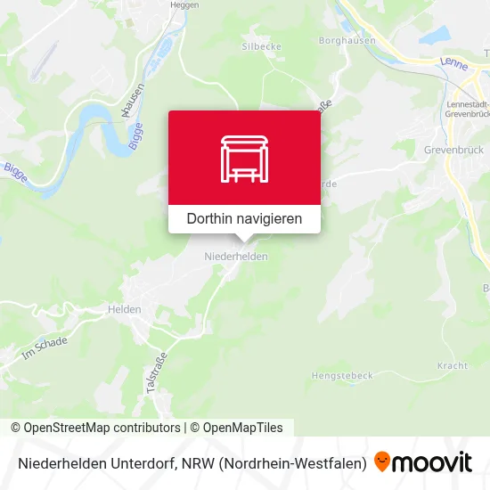 Niederhelden Unterdorf Karte