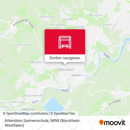 Attendorn Sonnenschule Karte