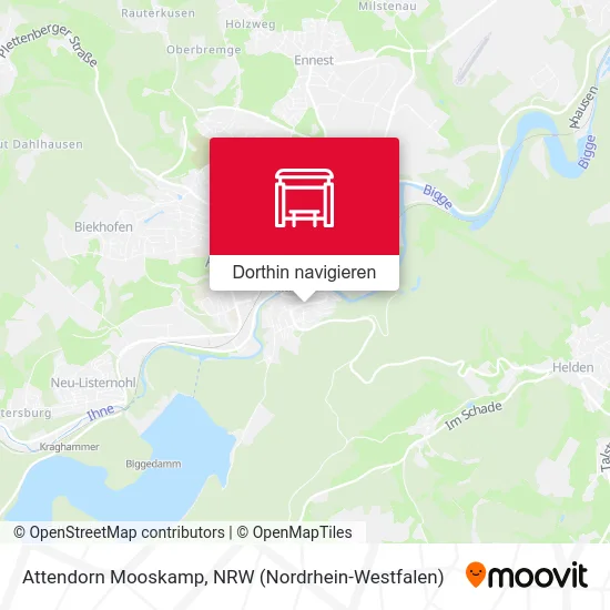 Attendorn Mooskamp Karte
