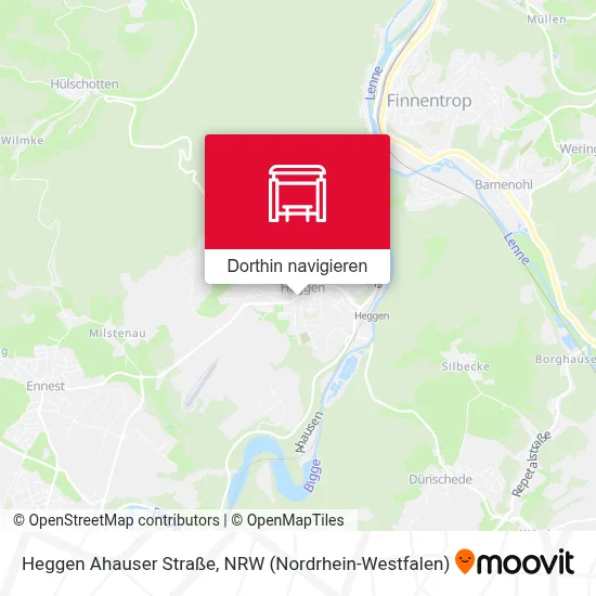 Heggen Ahauser Straße Karte