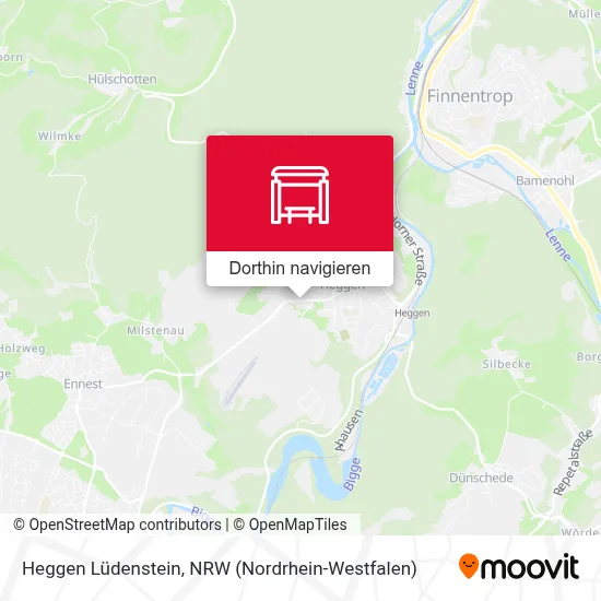 Heggen Lüdenstein Karte