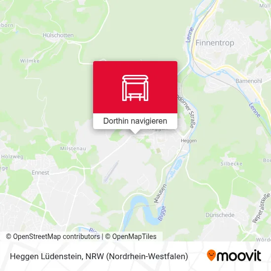 Heggen Lüdenstein Karte