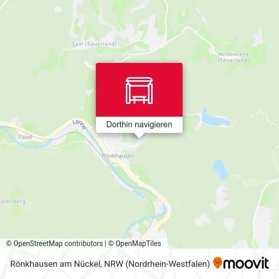 Rönkhausen am Nückel Karte