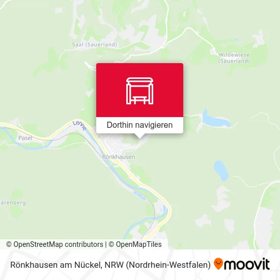 Rönkhausen am Nückel Karte