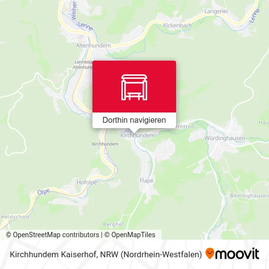 Kirchhundem Kaiserhof Karte