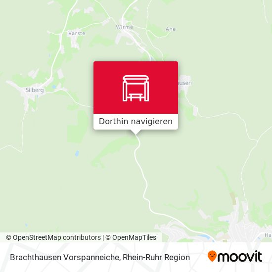 Brachthausen Vorspanneiche Karte