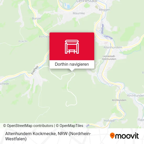 Altenhundem Kockmecke Karte