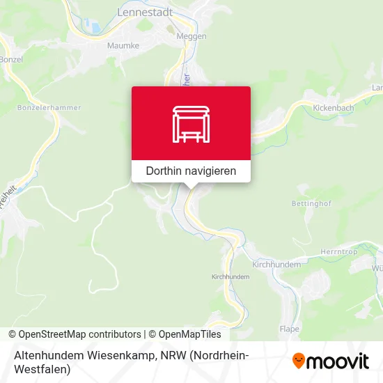 Altenhundem Wiesenkamp Karte