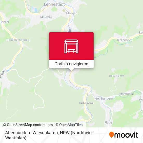 Altenhundem Wiesenkamp Karte