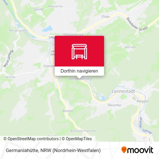 Germaniahütte Karte