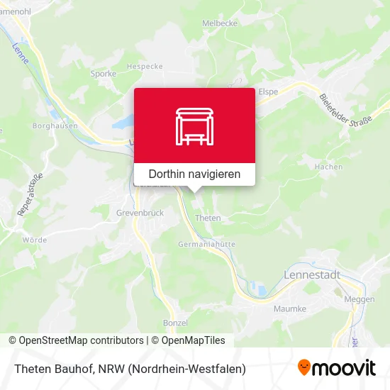 Theten Bauhof Karte