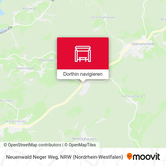 Neuenwald Neger Weg Karte