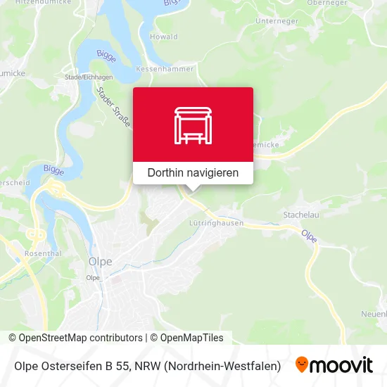 Olpe Osterseifen B 55 Karte