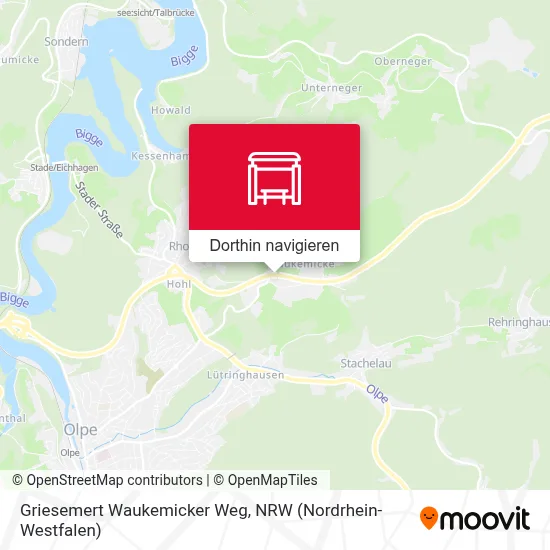 Griesemert Waukemicker Weg Karte