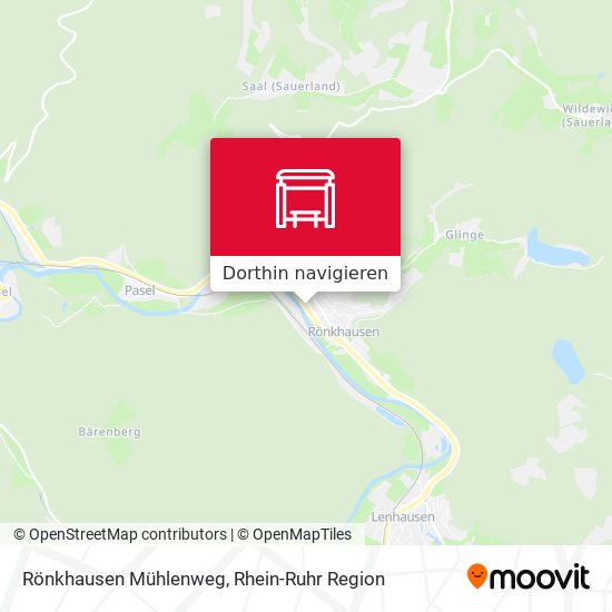 Rönkhausen Mühlenweg Karte