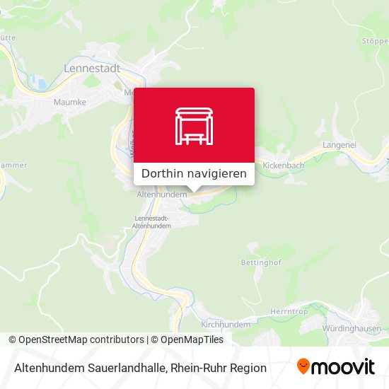 Altenhundem Sauerlandhalle Karte