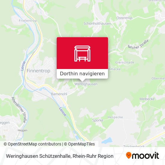 Weringhausen Schützenhalle Karte