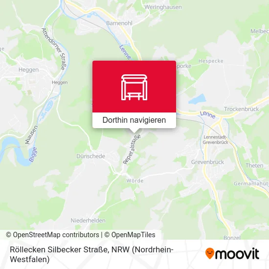 Röllecken Silbecker Straße Karte