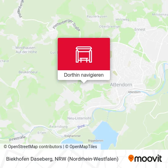 Biekhofen Daseberg Karte