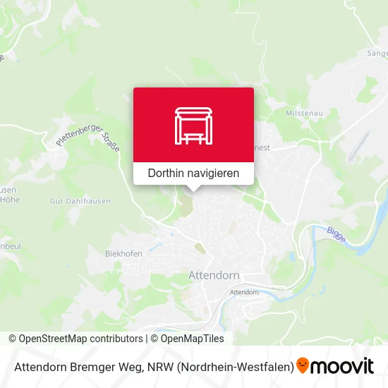 Attendorn Bremger Weg Karte