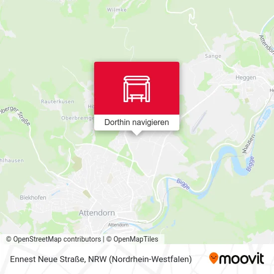 Ennest Neue Straße Karte