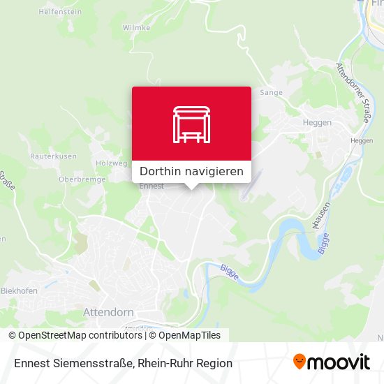 Ennest Siemensstraße Karte