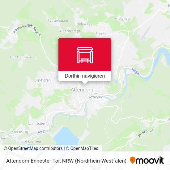 Attendorn Ennester Tor Karte