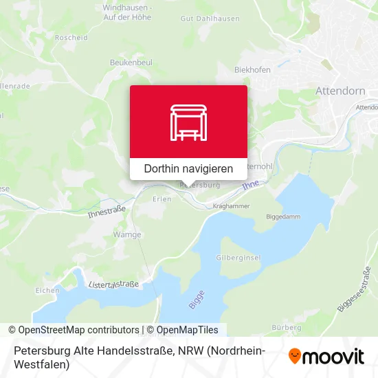 Petersburg Alte Handelsstraße Karte