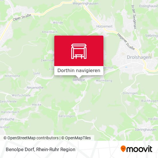 Benolpe Dorf Karte