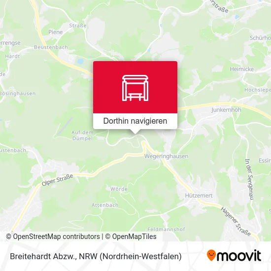 Breitehardt Abzw. Karte