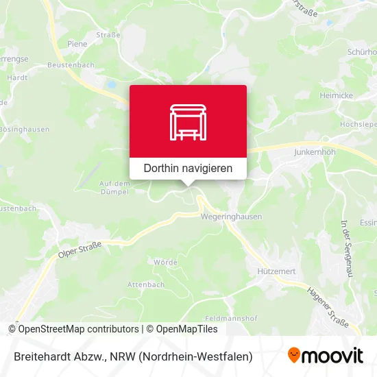 Breitehardt Abzw. Karte