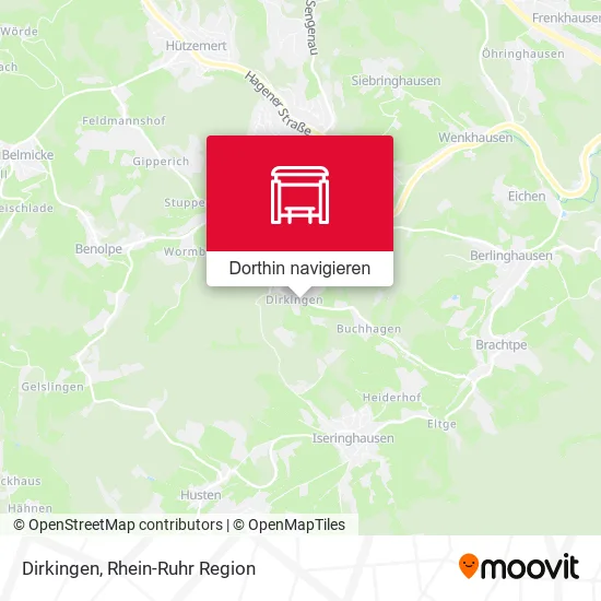 Dirkingen Karte