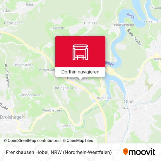 Frenkhausen Hobel Karte