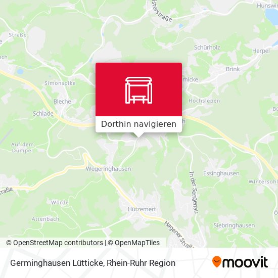 Germinghausen Lütticke Karte