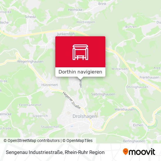 Sengenau Industriestraße Karte