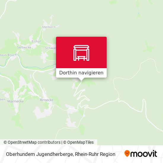 Oberhundem Jugendherberge Karte