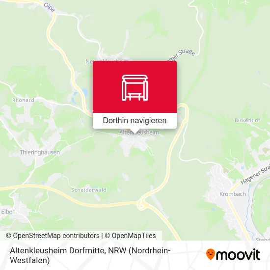 Altenkleusheim Dorfmitte Karte