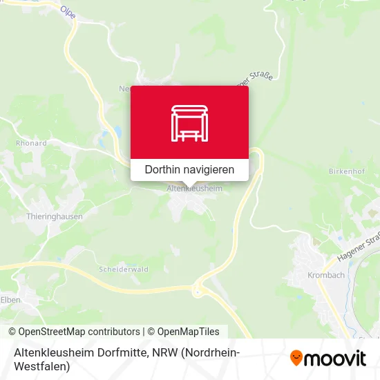 Altenkleusheim Dorfmitte Karte