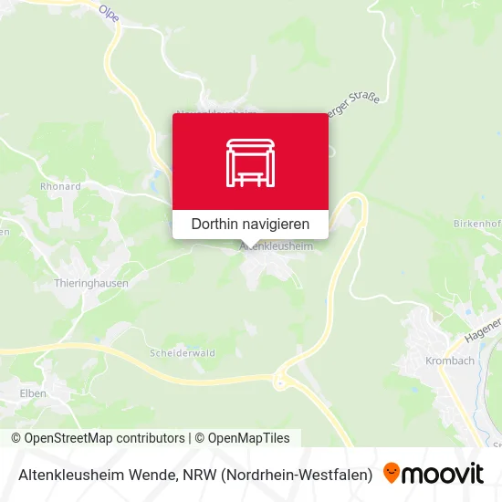 Altenkleusheim Wende Karte