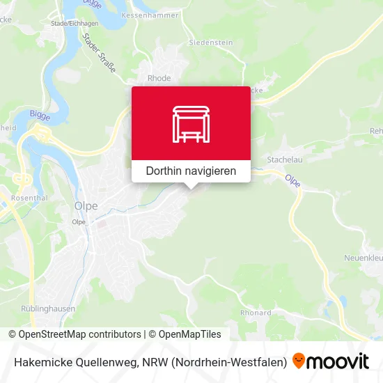 Hakemicke Quellenweg Karte