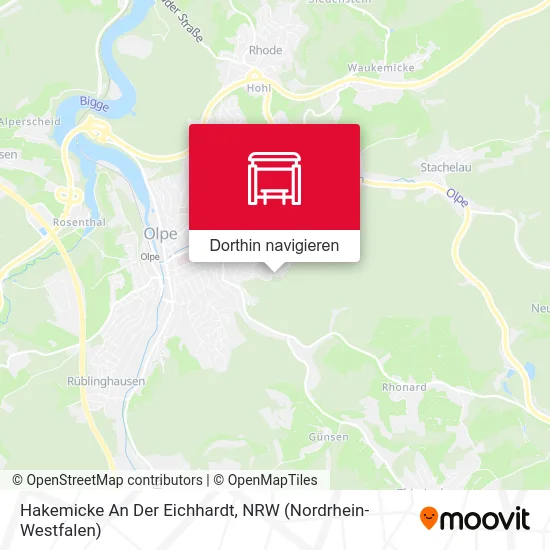 Hakemicke An Der Eichhardt Karte