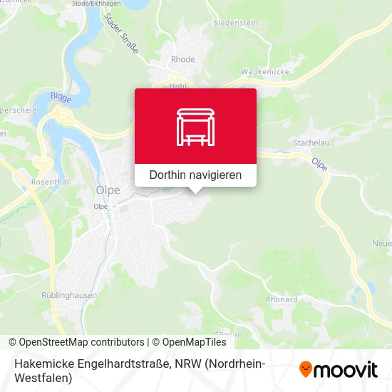 Hakemicke Engelhardtstraße Karte