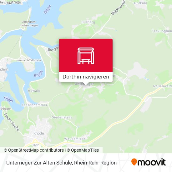 Unterneger Zur Alten Schule Karte