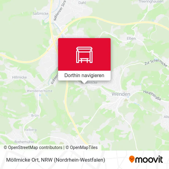 Möllmicke Ort Karte
